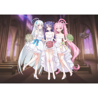 Mô hình Standee Seminar (Yuuka, Noa, Koyuki) Lưu Trữ Xanh (Blue Archive) Chủ đề Bride