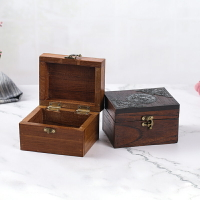 泰國進口首飾盒 東南亞 實木手工古風飾品盒子戒子手鐲收納儲物盒