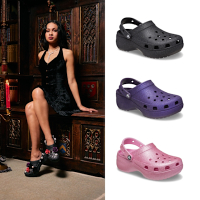 Crocs 卡駱馳 (女鞋) 閃耀雲朵厚底克駱格 經典系列-207241