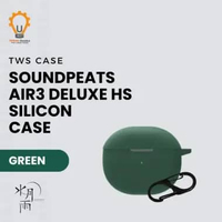 Earphone Case Silicone Case untuk SoundPeats Air3 Deluxe HS Green