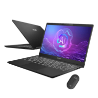 羅技滑鼠★【MSI 微星】15.6吋 Ultra 7 255H AI輕薄效能筆電(Modern 15 H AI/16G/512G SSD/W11/C2HMG-206TW