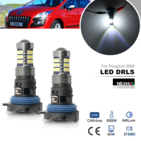 For Peugeot 3008 T8 2012 2013 2014 2015 2016 Canbus HP24W 6216F6 HP24 LED Running Daylight DLRs Bulb Parking Light Headlamp