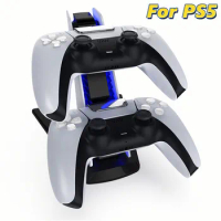 For Sony Playstation 5 Fast Charging Dock Cradle For PS5 Wireless Joystick Dual Fast Charger Docking Station Game Accessories