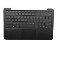 New HP Pavilion 11 x2 Pro x2 410 G1 Keyboard C Shell with Touchpad