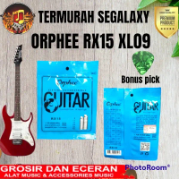 (BISA COD) Senar Gitar Orphee RX15 Senar Orphee Electric 09 Original bonus pick