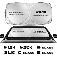 Car Windshield Sunshade Apply For Mercedes Benz W124 W203 W204 SLK C B CLASS Auto Anti-UV Parasol Suncover Auto Accessories