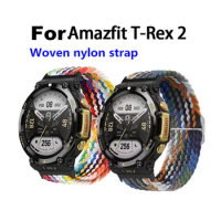 Braided Stretch Strap For Huami Amazfit T-Rex2 Series Bracelet Amazfit T-Rex2 Strap For Huami Amazfit