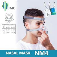 หน้ากากจมูก สำหรับปรับ CPAP, BMC, หมวกกันน็อคและเข็มขัด เหมาะสำหรับหน้ากาก CPAP และหน้ากากอัตโนมัติ 