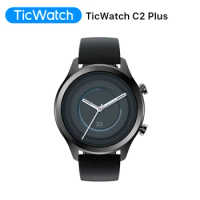 TicWatch C2 Plus (Refurbished) 1GB RAM Built-in GPS Fitness Tracking IP68 Waterproof NFC Google Pay Women's Wear OS Smartwatch
