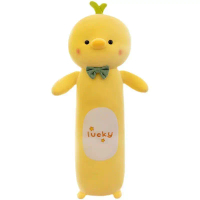 Boneka Guling karakter Bebek Piyo Lucky Bahan halus Lembut SNI