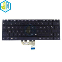 US English Backlit Spanish Keyboard For Asus ZenBook UX333 UX333FA UX333FA-AB77 UX333FN Spain Backlight Notebook Keyboards New