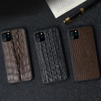 Luxury 100% Fhx-ml50 natural Crocodile skin phone case for Apple iPhone 7 8 Plus XS 12 11 Pro 12Pro MAX XR XS max case