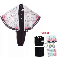 Quỷ Slayer kochou kanae Cosplay Trang Phục Người lớn trẻ em Anime kimetsu no Yaiba Shinobu kochou Ha