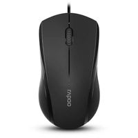 RAPOO เมาส์ รุ่น MSN1200-BK สีดำ