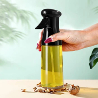 One 300ml Plastic Oil Bottle Dispenser, Cooking Oil Bottle Olive Oil Spray, Cooking Barbecue, Kitchen Accessories