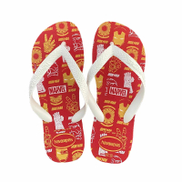 【havaianas 哈瓦仕】TOP MARVEL LOGOMANIA系列　紅　型號：00078(巴西品牌、巴西拖鞋、人字拖、夾腳拖)