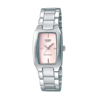 CASIO 清新時尚酒桶型指針腕錶(LTP-1165A-4C)粉紅面/22mm