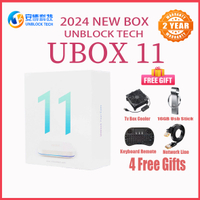 UNBLOCK TECH UBOX 11 UBOX11 PRO MAX ubox11 ANDROID 12 TV 4K HD FREE GIFTS