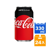可口可樂zero330ml(24入)/箱 【康鄰超市】