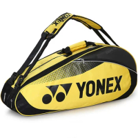 Professional Yonex Badminton Bag For 4 Rackets Sports Backpack With Shoes Compartment