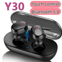 New Y30 TWS Bluetooth earbuds Earphones Wireless headphones Touch Control Sports Earbuds Microphone Music Headset