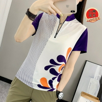 【臺灣現貨】健身衣服女 運動排汗衫 健身衣 登山排汗衣 戶外速乾衣女圓領排汗透氣跑步徒步彈力撞色拼接夏季快乾短袖T恤