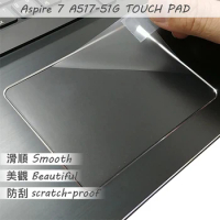 2PCS/PACK Matte Touchpad film Sticker Trackpad Protector for ACER Aspire 7 A517-51G TOUCH PAD