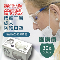 【和高】台灣製 成人平面多色醫用口罩/30盒入團購價