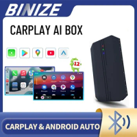 Binize Carplay Ai Box Android 13.0 Wireless CarPlay Android Auto YouTube Netflix 4G LTE For Audi Mazda VW Toyota Volvo Kia