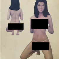 Resin Figure Kit Rina Nude Girl Unpainted Garage Resin Kit