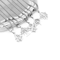 Honkai Starrail Necklaces Woman Long Jewelry Necklace Ladies Pendant Chain Silver Color Honkai Impact3 European Alloy