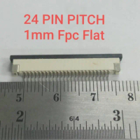Terbagus FPC FFC 1.0 mm Pitch 24 Pin Drawer Type Ribbon Flat Connector Bottom Contact Murah