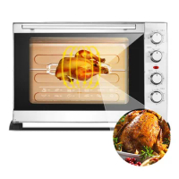 60L Multi-functional Electric Oven For Pizza Cake Bread Toaster Oven With Rotisserie Electric Oven Household Baking Equipment