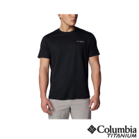 【Columbia 哥倫比亞】男款-鈦 Summit Valley™超防曬UPF50快排短袖上衣-黑色(UAE47860BK/IS)