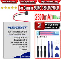 HSABAT 2800mAh 361-00059-00 Battery for Garmin ZUMO 350LM,ZUMO 390LM,ZUMO 340LM GPS Navigator