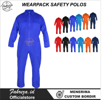 wearpack safety polosan//wearpack coverall//seragam kerja proyek//mekanik//otomotif//industri/wearpa