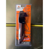 Kunci L Set IWT S2 Steel / kunci L bintang set lubang / kunci L set panjang / kunci L set ballpoint 