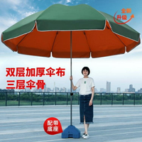 遮陽傘  遮陽傘大雨傘太陽傘超大號戶外擺攤大型庭院傘廣告圓傘