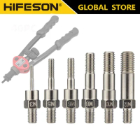HIFESON Hand Rivet Nut Gun Part Manual Threaded Rivet Head Replacement Screws Pull Rod For BT-606 605 607 M3 M4 M5 M6 M8 M10 M12