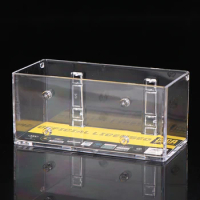 Transparent Acrylic Display Case Fit For 1:64 Mini Size Dust Proof Clear Box Cabinet 1/64 Action Figures Display Box