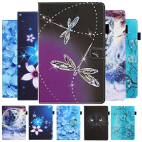 Magnetic Folio Dragonfly Tablet Funda For Samsung Galaxy Tab S5E 10.5 2019 Cover SM-T720 SM-T725 For Samsung Tab S5E Case + Pen