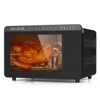 New Arrival Household Can Design LOGO Breathing light Electric Air Fryer Oven Digital