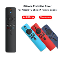Silicone Remote Control Protective Case Dust Cover With Lanyard Shockproof For Xiaomi Mi TV Stick 4K TV Stick