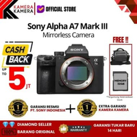 KameraKamera SONY Alpha A7 Mark III/ A7 Mark 3 Body Only Mirrorless Camera
