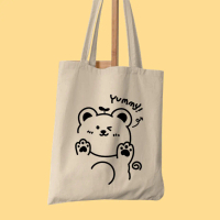 SERBA SEPULUH - Tote Bag Tas Jinjing Wanita/Pria Bahan Kanvas Ukuran Besar 35x40 Muat Laptop 13 Inch