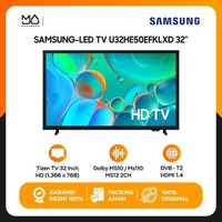Samsung 32" UA32HE50EFKLXD HD HE50E TV HDR OTS Lite One UI Tizen Slim Design - Garansi Resmi