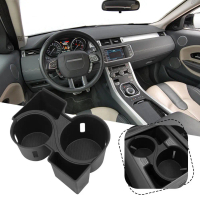 SMABEE For KIA EV9 2024 2025 Center Console Cup Holder TPE Shock-Absorbing Storage Tray Tidying U4M0