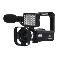 Full 4K Camcorder Professional YouTuber Digital Video Cameras Live Streaming 18X Photography Vlogging Recorder Ultra HD Webcam