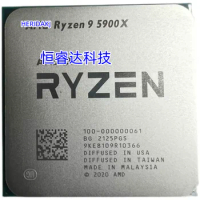 Ryzen 9 5900X NEW R9 5900X 3.7 GHz Twelve-Core 24-Thread CPU Processor 7NM L3=64M 100-000000061 Socket AM4