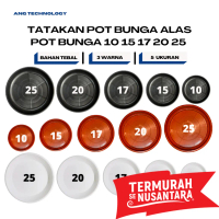 TATAKAN POT BUNGA - TATAKAN ALAS POT TANAMAN 10 15 17 20 25 ANG Alas / Piring HITAM & PUTIH & MERAH 